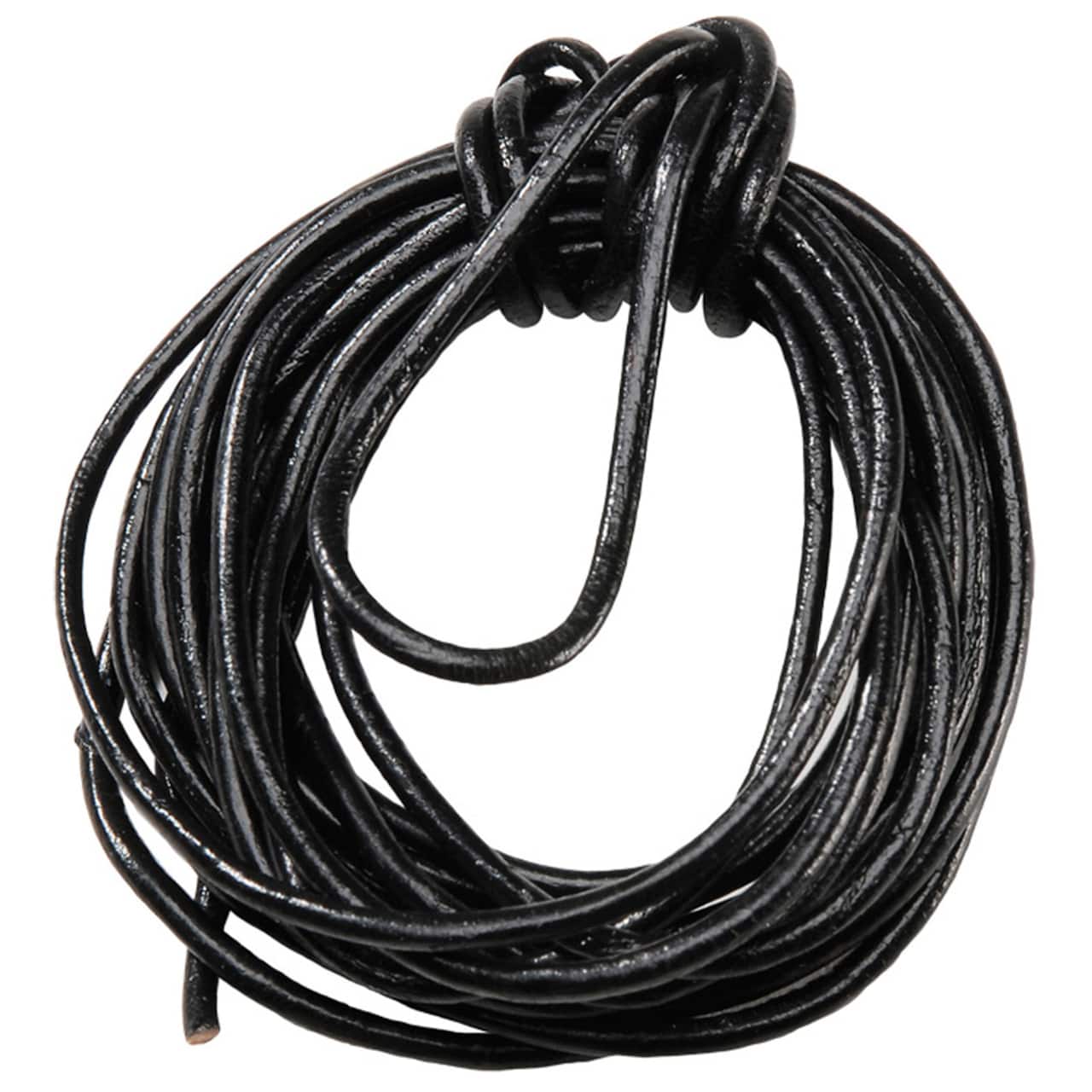 Black Leather Cord by Bead Landing&#x2122;